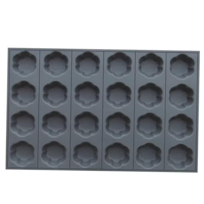 ZISIZ 24-Cavity Non-stick Multi-Shape Cake Pan