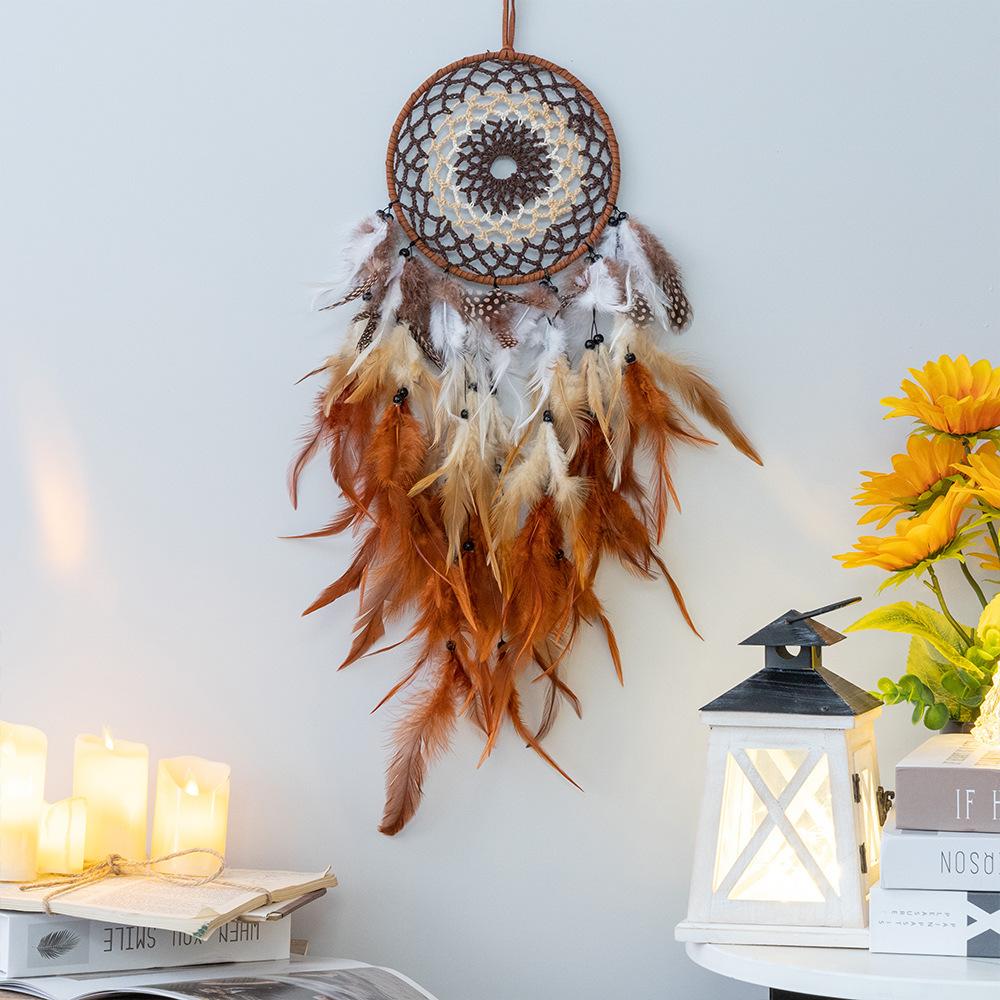 Spitze Häkeln Neuer Traumfänger Kreative Quaste Heimdekoration Hochwertiges Geschenk Feder Retro