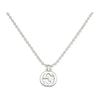 Dubbele G Serie In elkaar grijpende G Kleine Glanzende 925 Zilveren Ketting Unisex ketting 479219-J8400-8106