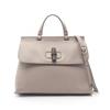 Used Bamboo Daily Medium 2-Way Bag Handbag 392013 Leather Gray Used Women