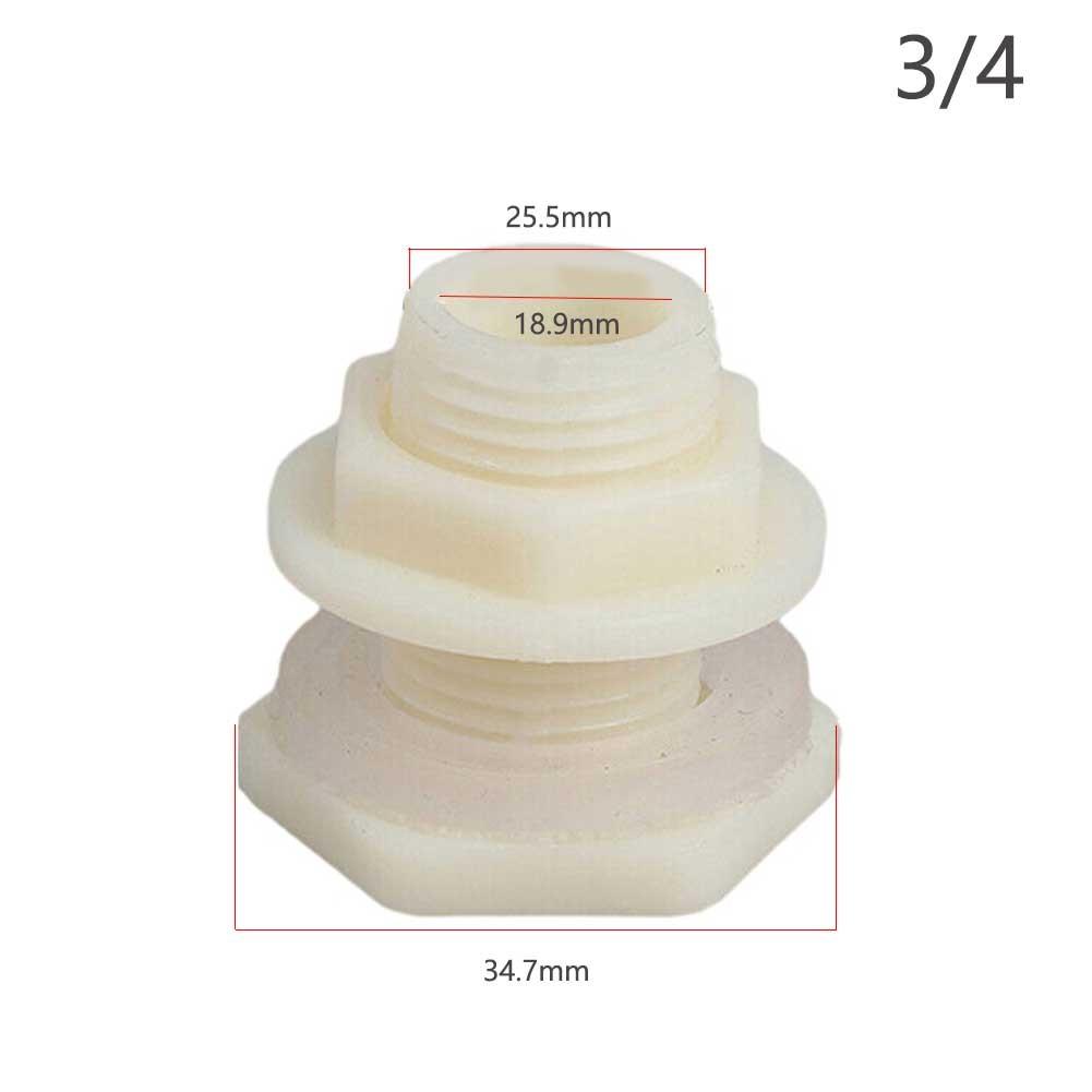 Ponds Wassertankanschluss Weiß ABS Adapter Aquarien