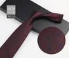 Men'S Tie 8Cm Dress Gentleman'S Suit Shirt Burgundy Wedding Groom Pattern Hand Wear Business Tie