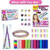 Friendship Bracelet Making Kit for Girls DIY Craft Kits Toys Birthday Christmas Gifts for Party Supply and Travel Activities