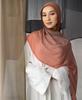 Hand-Painted Gradient Wide-Edge Rayon Scarf and Shawl