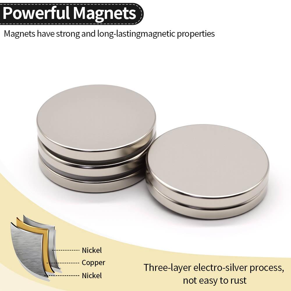 40x5mm Super Strong Neodymium Magnet N35 NdfeB Permanent Magnetic imanes Round Powerful Magnets Refrigerator