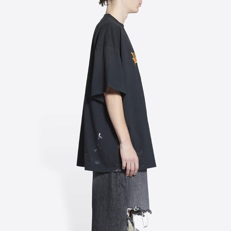 Balenciaga Metal Vintage Oversized T Shirt 694576TMV881055
