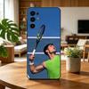 TenniS Carlos Alcaraz  Phone Case Black Silicone Soft For Samsung S25,S24,S21,S22,S23,S30,Ultra,S20,Plus,Fe,Lite