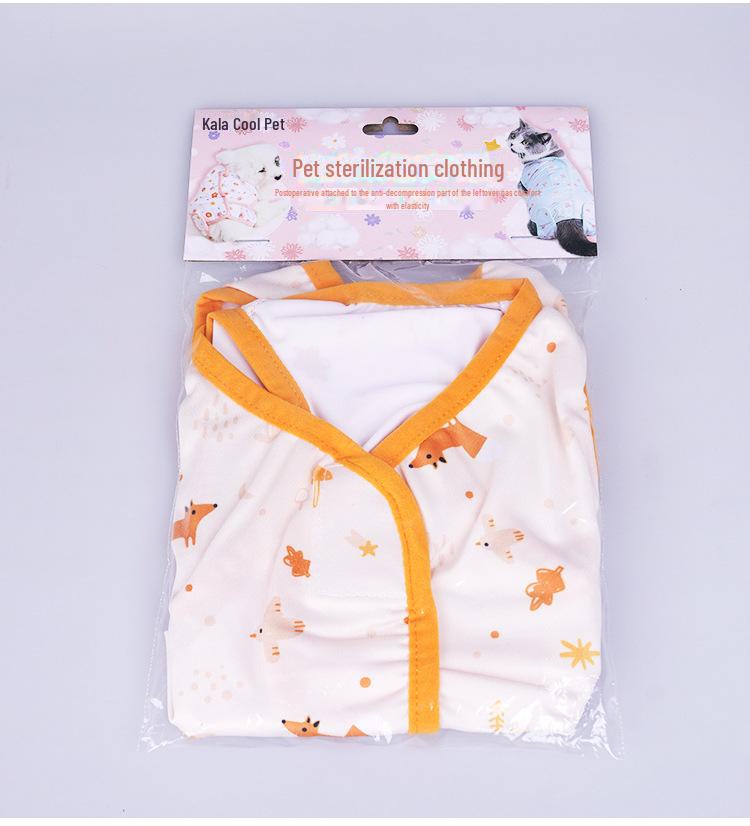 Breathable Anti-Licking Surgery Clothes for Female Cats - Thin, Post-Op, Weaning Wear