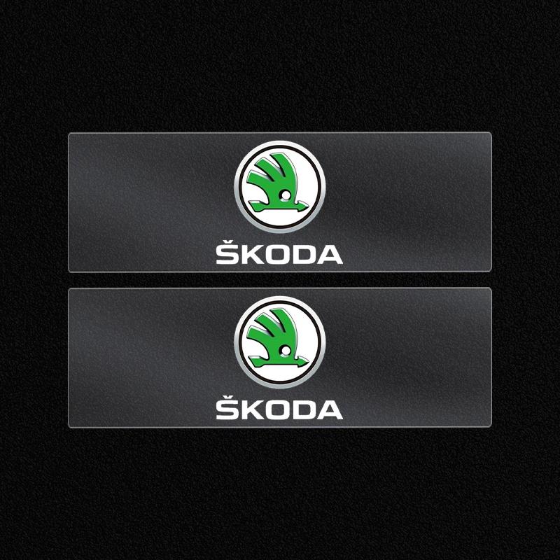 Samolepka na auto 2025 Nové Samolepky na kliky dveří auta Dekorace stěračů okna auta Znak Pro Skoda Rapid Octavia A2 A4 A5 A7 Karoq Fabia Kodi