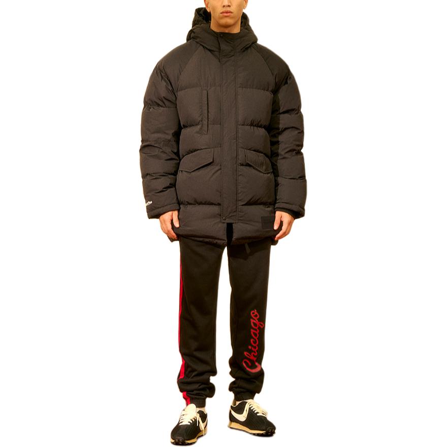 Mitchell Ness Down Jacket Unisex Black MNDN0002200