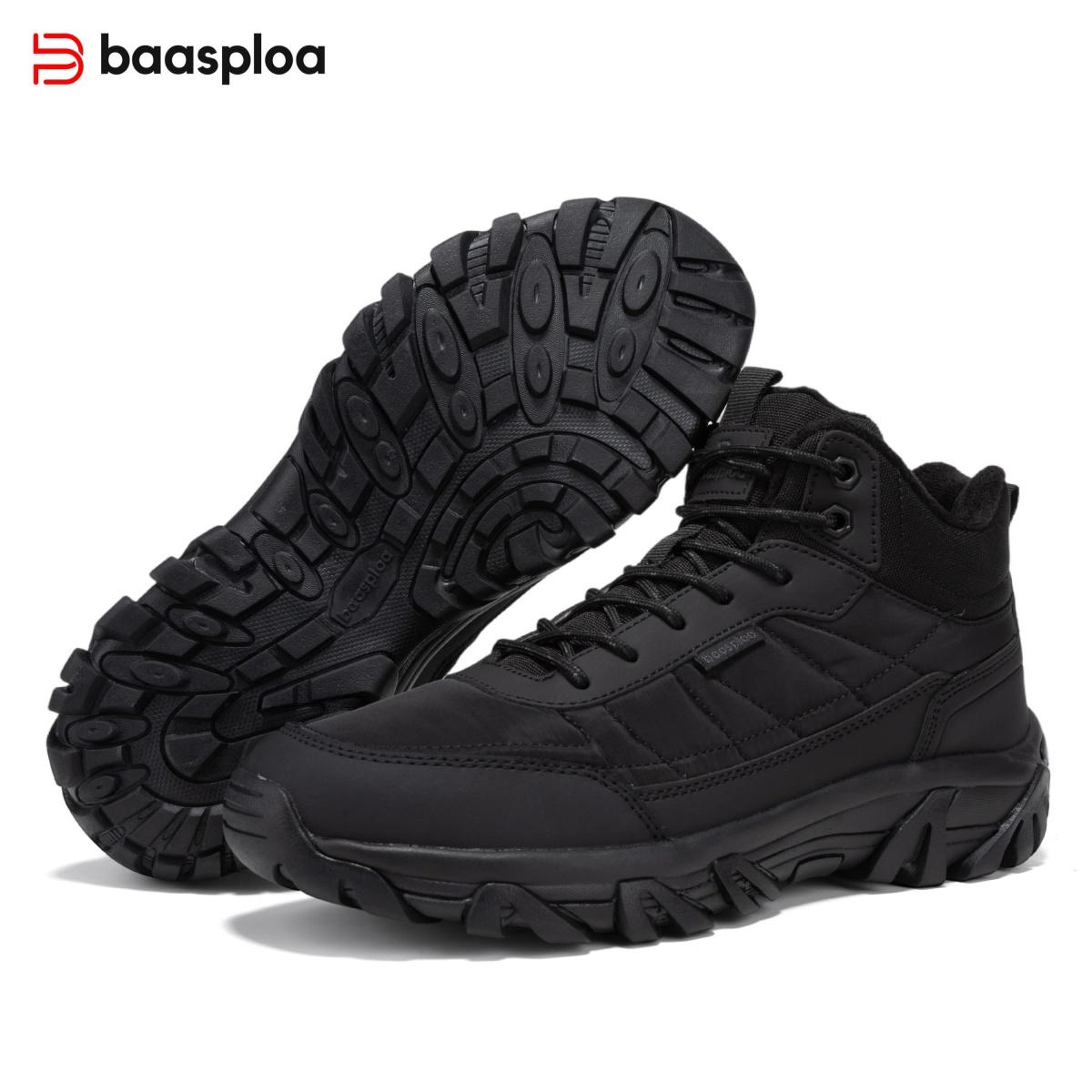 Baasploa Men`s Autumn/Winter Outdoor Mountaineering Shoes