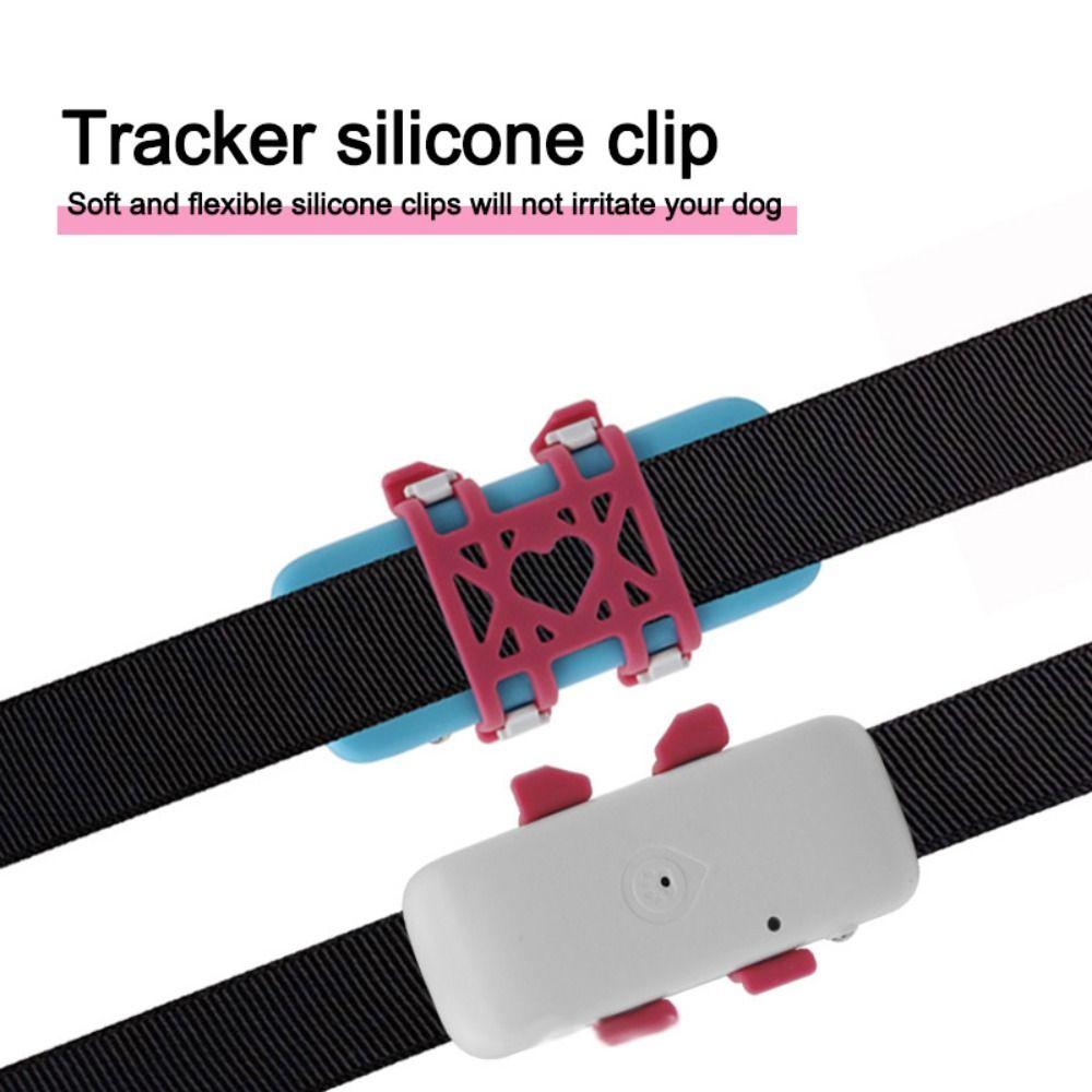 Enkel å installere kjæledyrsporer Silikonklips for For kjæledyr GPS TK911SA For kjæledyr GPS TK911SA