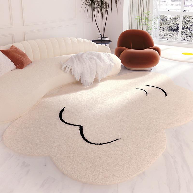 Winter Thickened Imitation Cashmere Living Room and Bedroom Non-Slip Rug