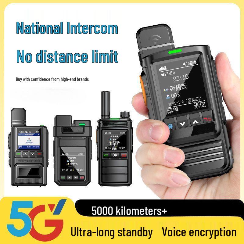 National Ultra-Thin Walkie-Talkie with Unlimited Range for Construction Sites
