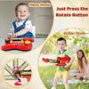 2 In 1 Foldable Guitar Piano Electric Musical Toy for Kids Beginners Portable Early Education STEM Lights Christmas Gift