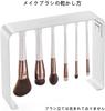 SIXPLUS White Pearl Makeup Brush Set with Cosmetic Pouch Elegance Series (11 pieces) -
