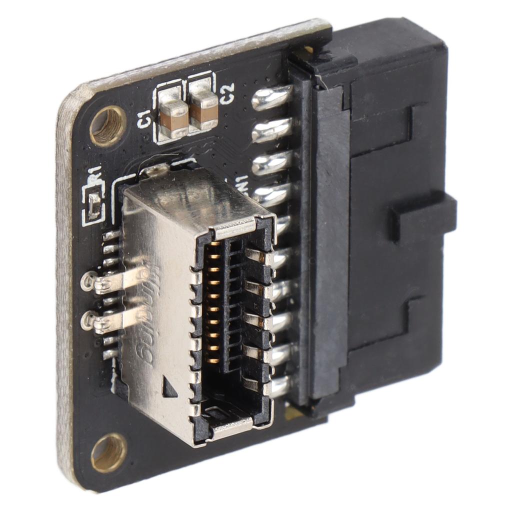Computer Chassis Adapter USB3.0 19P 20P To TypeE 90  Degrees  Transfer Angle Design Positive Card Slot Converter