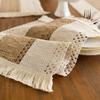 1/4/6pcs Farmhouse - Style Rectangular Placemats, Woven Tassel Table Mats. Ideal for Decorating Dining and Kitchen Tables,