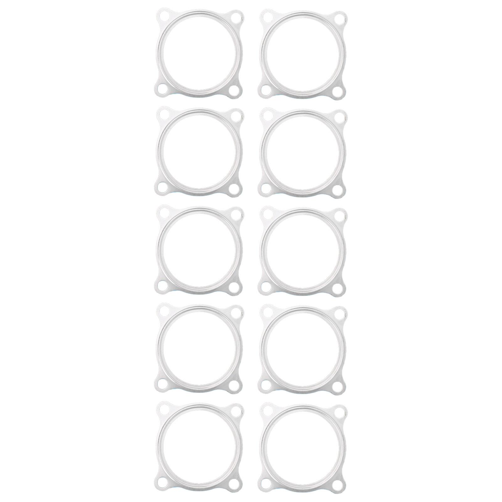 

10 шт. 2,5 дюйма 4 болта Прокладка турбодаунпайпа Подходит для турбин GTX30 GT30 GT35 GTX35 GT2871R GT2540R