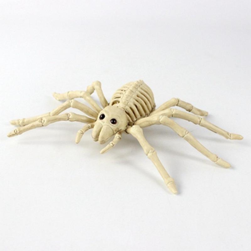 Halloween Skeleton Animal Set: Bat, Spider, Scorpion, Mouse, Snake, Toad & Haunted House Props