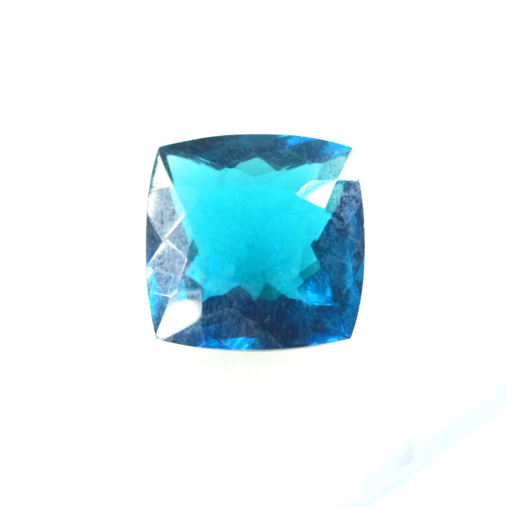 Natural Blue Topaz Loose Gemstone Jewelry Grade Square Cushion Cut 56.23 Ct for Jewelry Designs
