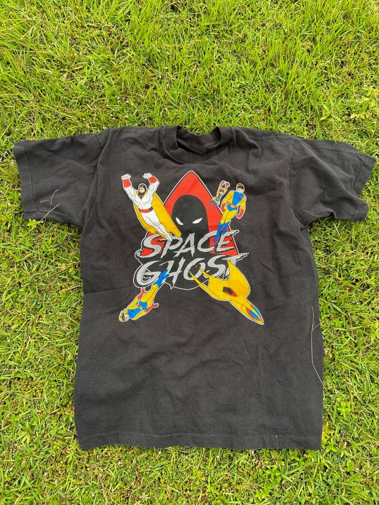 

Space Ghost Poster Gift For Fan Short Sleeve Unisex Tee Shirt Cotton Unisex T-Shirt S