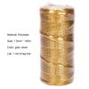 1 Rolle Verpackungsschnur Stilvoll Breite Anwendung Polyester Hohl Zuverlässig Etikettseil für Bastelarbeiten