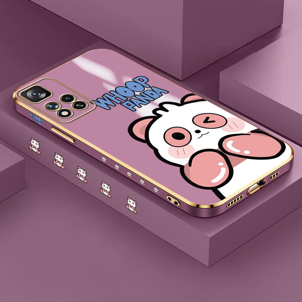 Für Redmi Note 13 Pro 12 Pro 12S 11 Pro 11S 10S OPPO A38 A77s A96 Realme C33 C65 OnePlus Cartoon Niedlich Panda Weiche Beschichtete TPU Handyhülle
