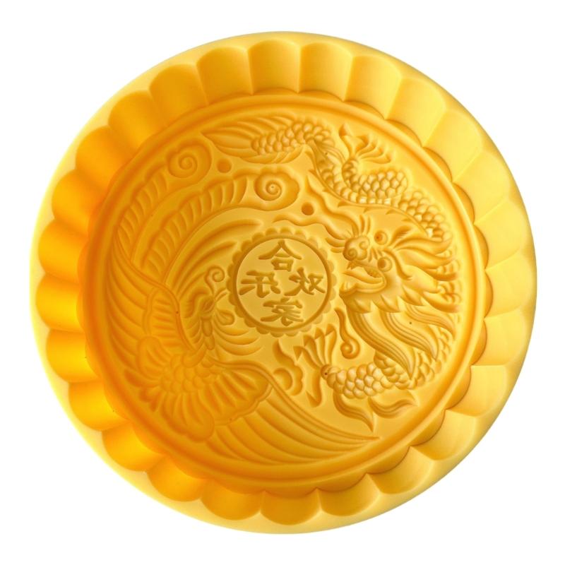 Hand Pressed Mooncakes Mould Large Traditional Festival Treats Mold Dessert Mold Kitchen Tool for Baking Enthusiasts