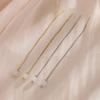 Hetian White Jade Earrings Chinese-Style Long Fringed Earrings Atmospheric Simple Classical Round Bead Jade Earrings