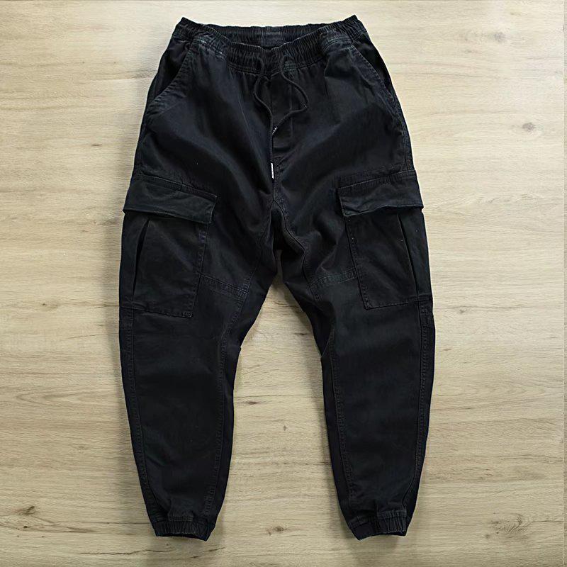 Men's Trendy Japanese Loose-Fit Work Overalls for Spring and Autumn