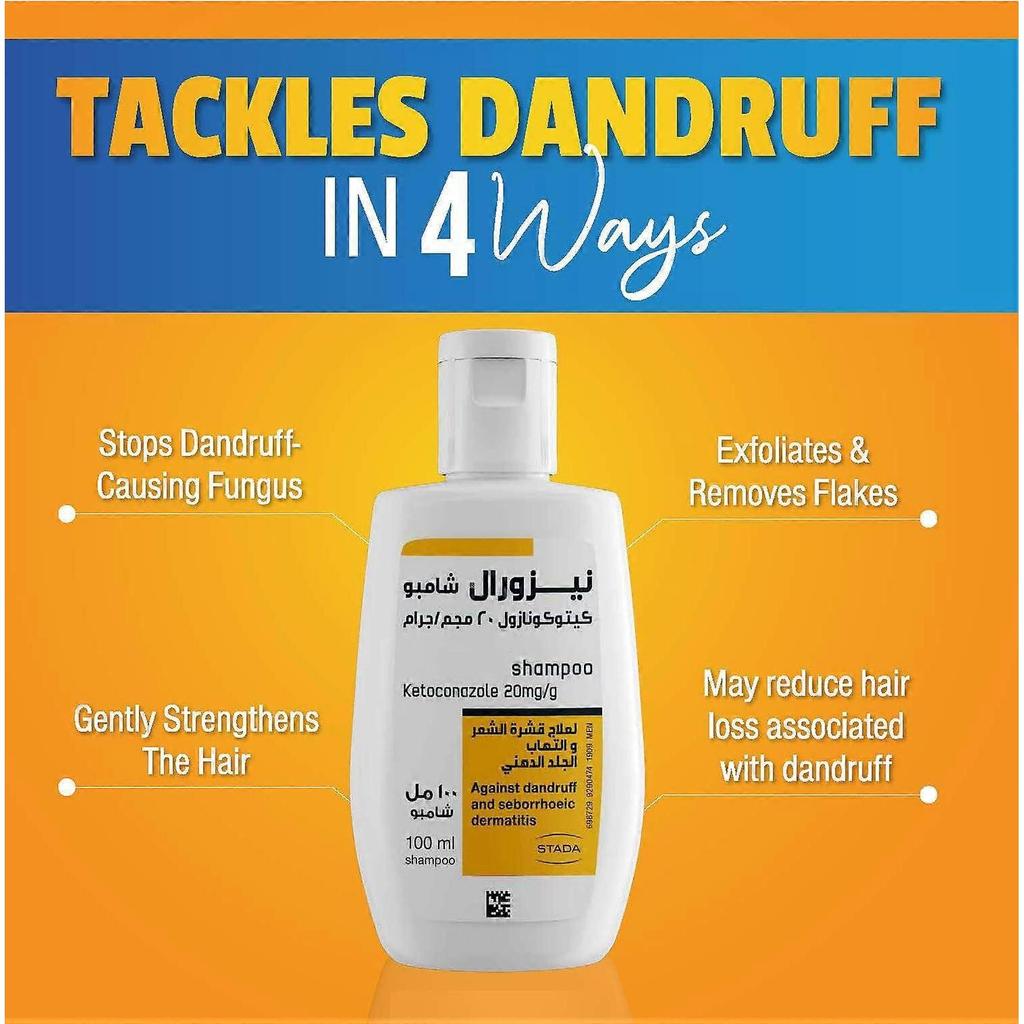 Nizorall Shampoo Anti Dandruff Treatment Prevents Dandruff 100ML