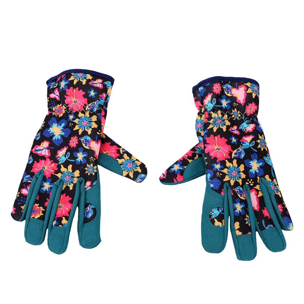 Gardening Gloves Breathable Anti Slip Grip Work Glove for Weeding Digging Planting Raking and Pruning HS 06