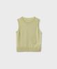 Another Office Women W. Pauline Rolled Knit Vest (Moss Green)