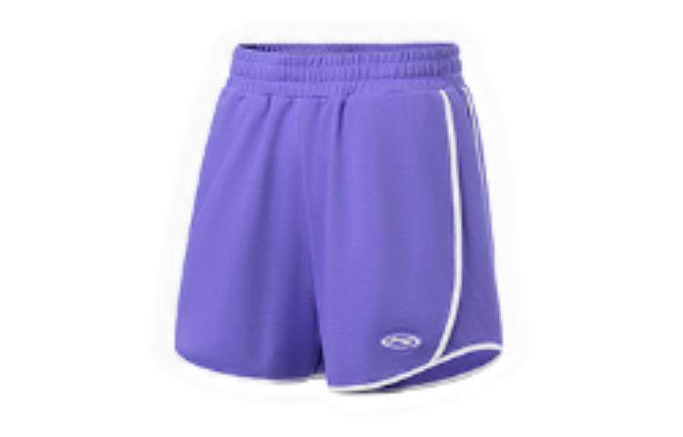 Спортивные шорты Li Ning Fitness Series для женщин, фиолетовые, AKST604-4 XL