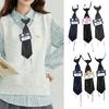Uniform Pre Tied Tie for Girls Senior School Lady Uniform Pre-tied Tie Elegant Look for Business and Office Use