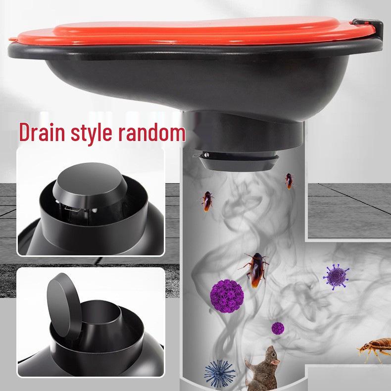 Temporary Plastic Sit-Down Squat Toilet for Construction and Renovation Sites