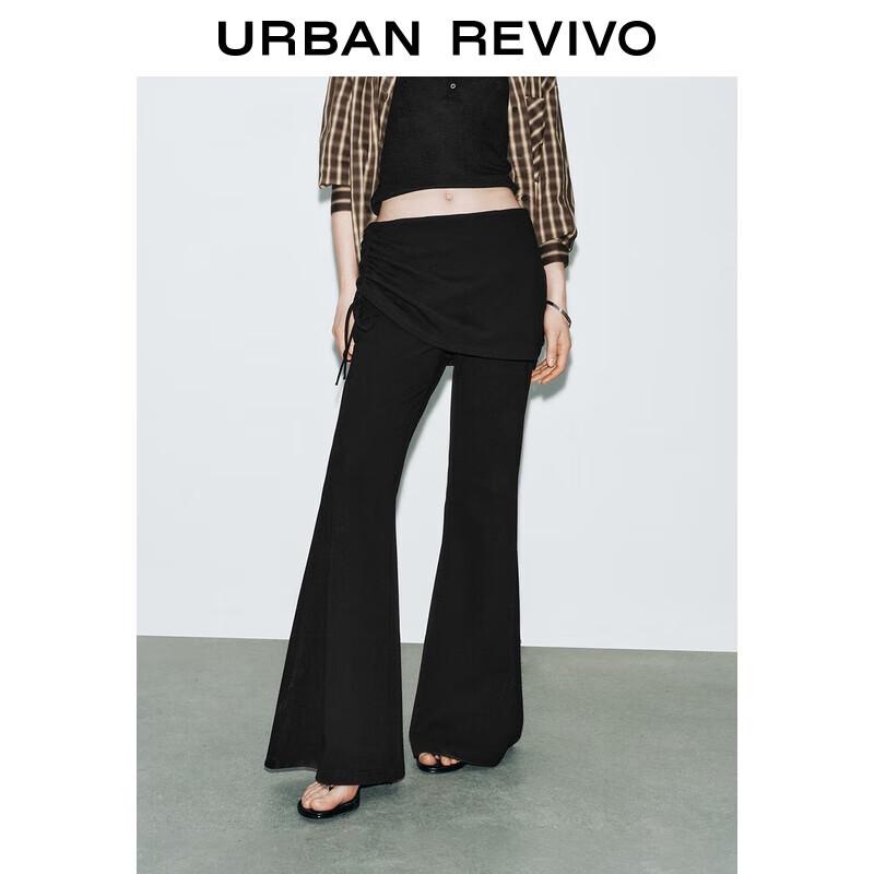 

UR Women s High-Waist Drawstring Wide-Leg Flare Trousers XXS