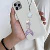Fashion Fish Tail Shell Bead Pendant Phone Straps Lanyard Pocket Keychain Strap Backpack Charm Car Key Decoration Chain