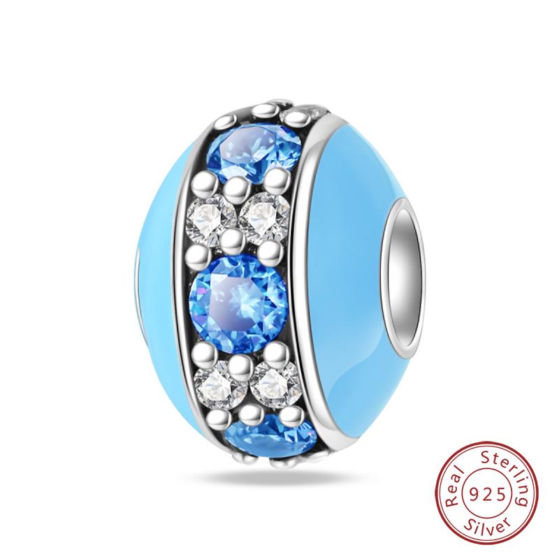 Fashion Copper Colorful Flower Feather Ocean Luminous Glass Charms Beads Fit Qikaola Original Bracelets Diy Jewelry