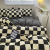 Plaid Style Bedding Set Skin-friendly Quilt Cover Pillowcase Bedsheet Home Bed Linen Sets Single/Full/Queen/King Size Bedclothes