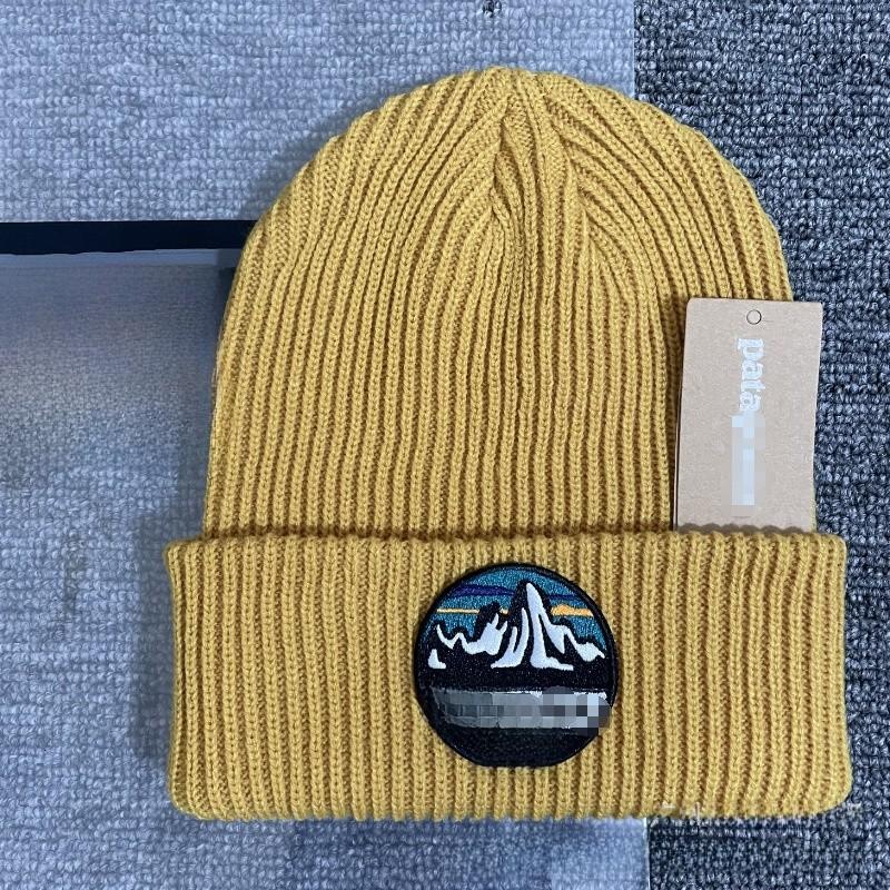 Hat Winter Knitted Outdoor Windproof Snow Mountain Decoration Fashion Warm Hat