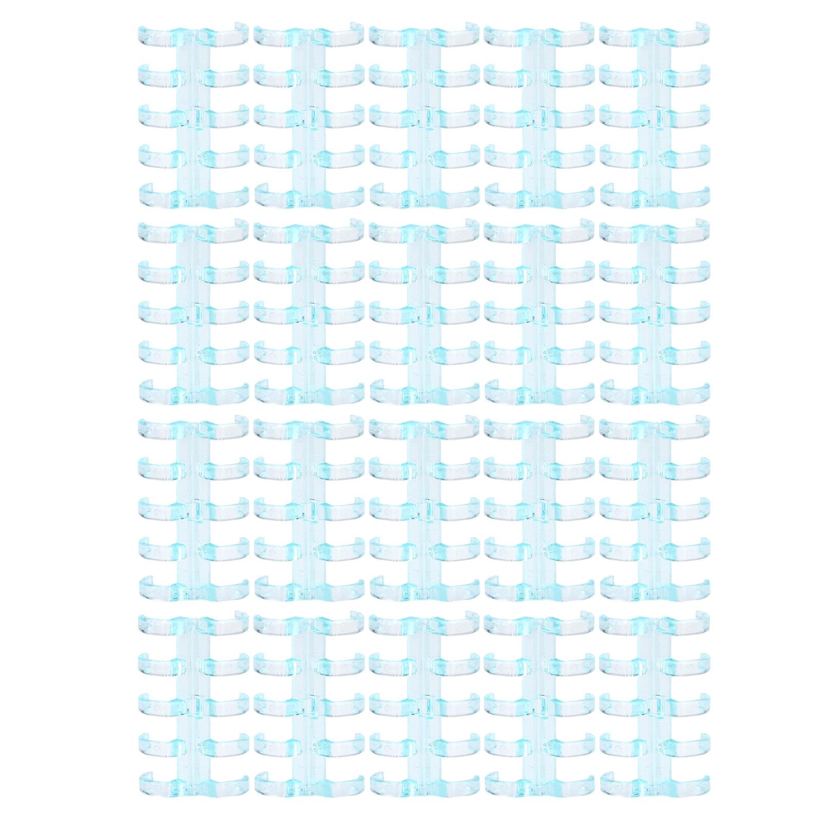 Кольца для переплета вмещают 60 листов бумаги, толщина переплета 11 мм, свободное письмо, простота использования, канцелярские принадлежности Transparent Blue