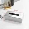 Luxury Stainless Steel Tissue Box For Desktop And Wall Mount In Living Room And Office
