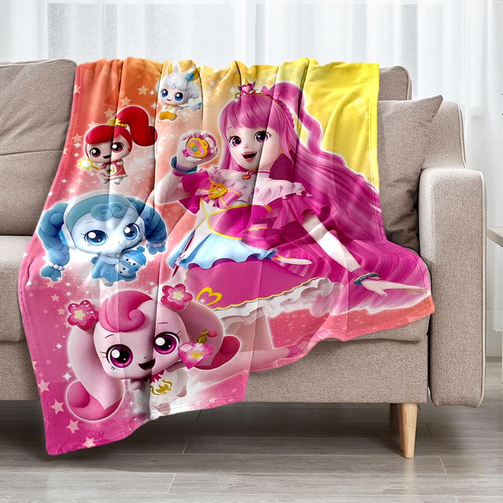 Twinkle Catch Teenieping Theme Printed Blanket - Perfect for Couch, Bed, Travel & Outdoor Use | Machine Washable, Cozy & Durable.