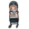 Winter Stroller Seat Cushion, Thick, for Stroller Car Seats and Baby Chairs, with Backrest, Warm, Fluffy, Faux Fur Fabric, Washable, Solid Color, for