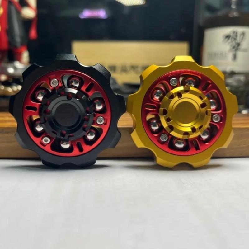 EDC Gear Metal Fidget Spinner Aviation Aluminum Hand Spinner Adult Fidget Playthings Office Stress Relief Toy Creative Gifts