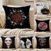 Horror Movie SSaw X Cushion Cover Silky Short Plush DoubleSided Printed Pillow Case for Sofa All Seasons Home Decor Gift