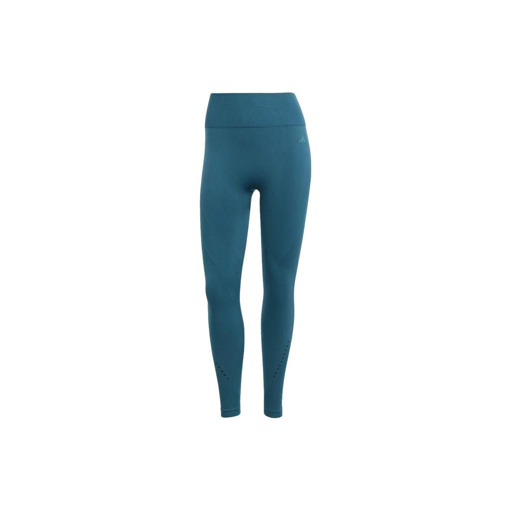 Adidas Yoga Seamless 7/8 Leggings Women Fitness Bottoms Dark-Blue HY3859
