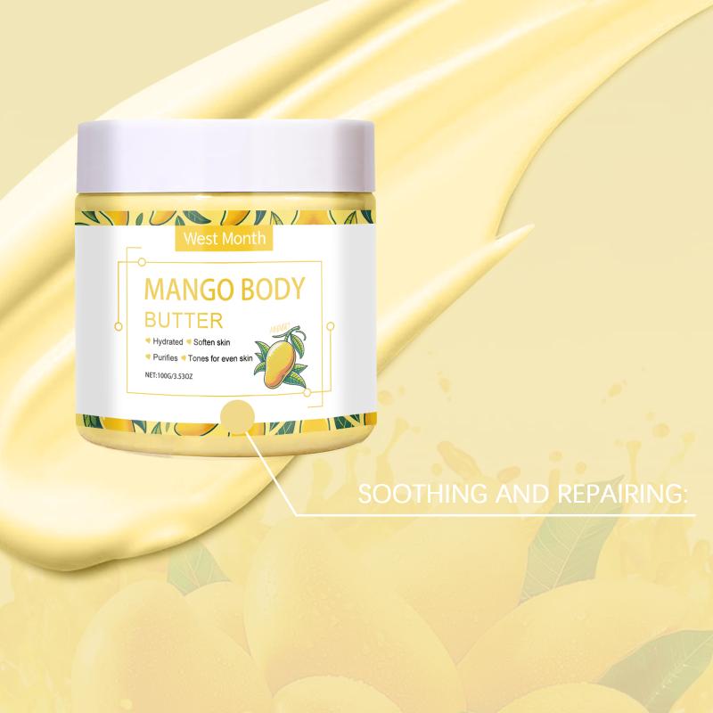 Mango Körperbutter Für Tägliche Hautfeuchtigkeit Reduziert Trockenheit Und Rauheit Verbessert Glätte Nährende Körpercreme